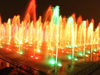 唐港开发区广场音乐喷泉